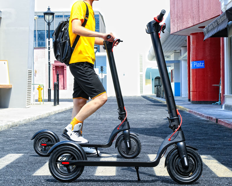X7-350w 8.5/10 pollici pneumatico 2 ruote veloce pieghevole adulti mobilit&agrave; elettrica escooter