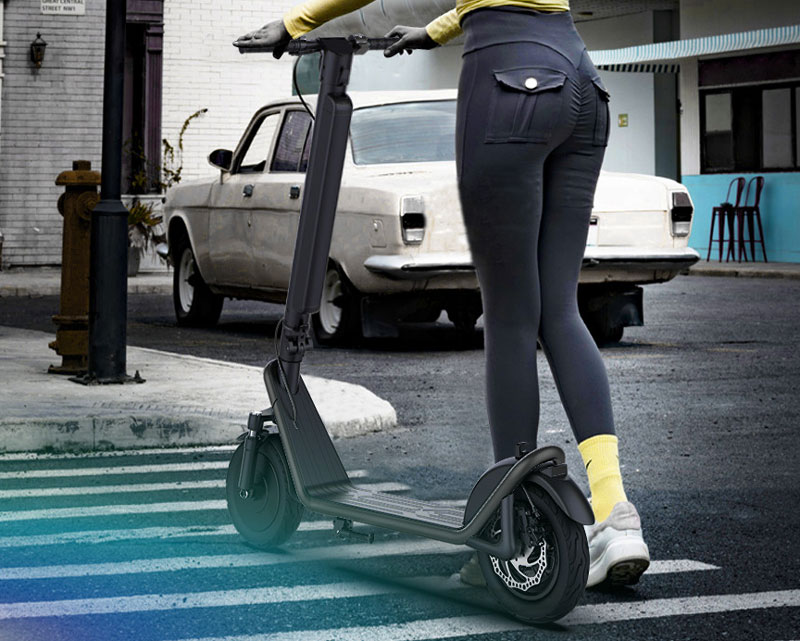 X11-36V 13Ah 450W 10 pollici grande due ruote pieghevole batteria lunga E-Scooter