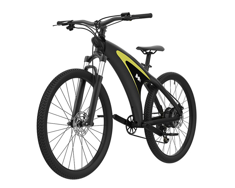 Bici elettrica ibrida da montagna Q5-27,5 pollici, 650 W, 100 km, lunga autonomia, 9 velocità