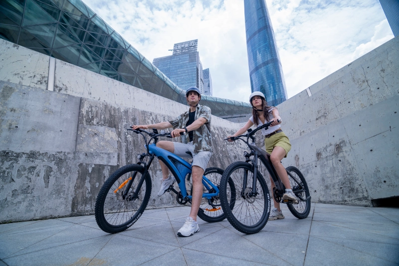 Long-Range Foldable Electric Mountain Bike